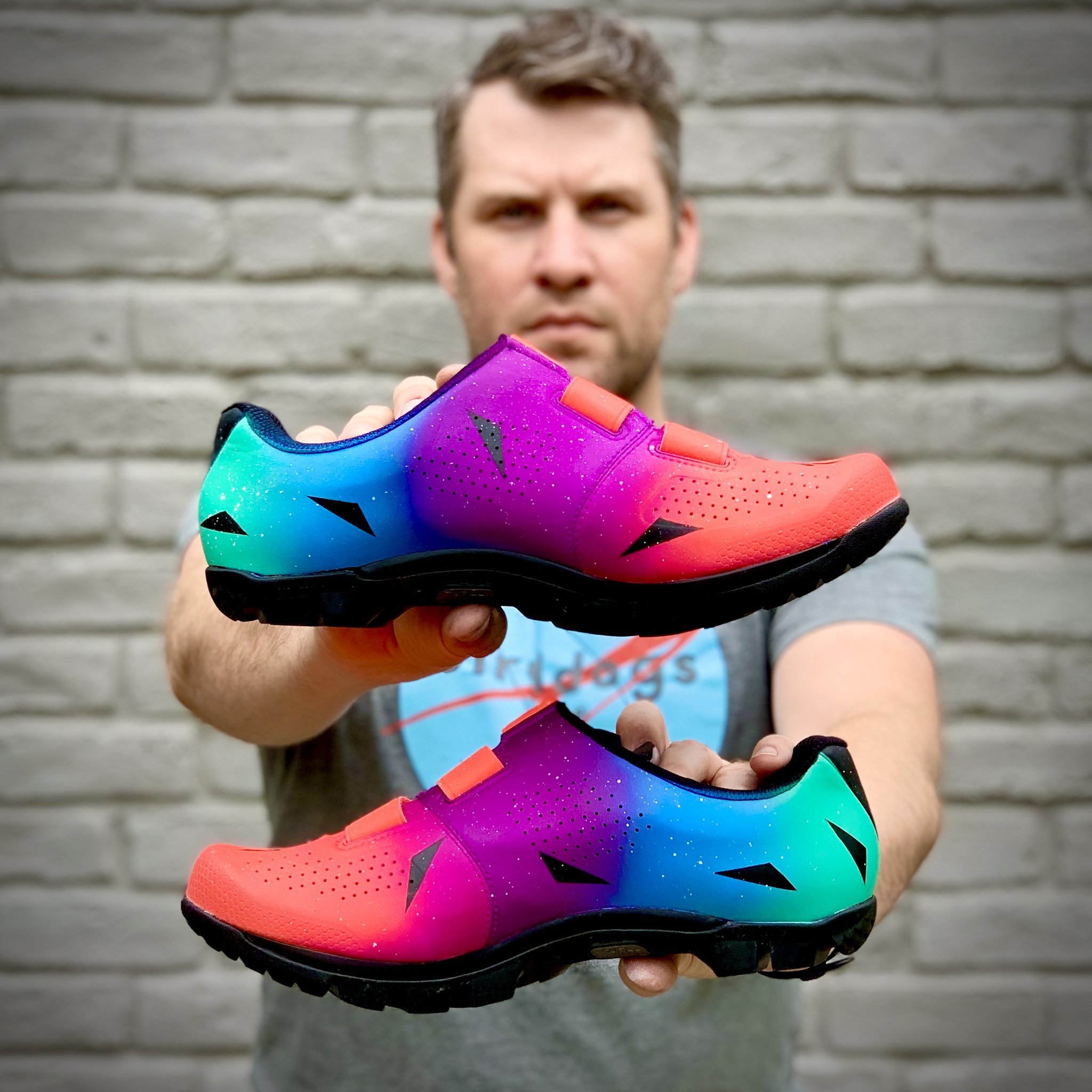 handske x kdd custom painted shoes