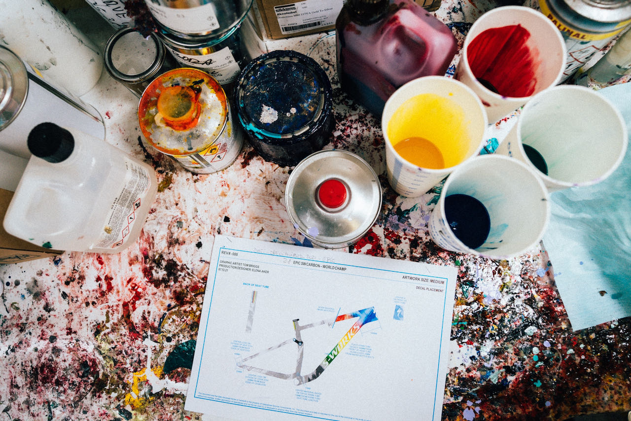 Specialized World Champion limited edition Epic paint combos