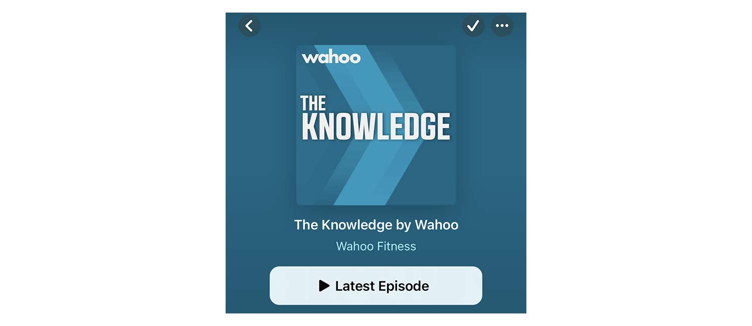 Wahoo Systm cycling structured training app based on The Sufferfest, The Knowledge podcast
