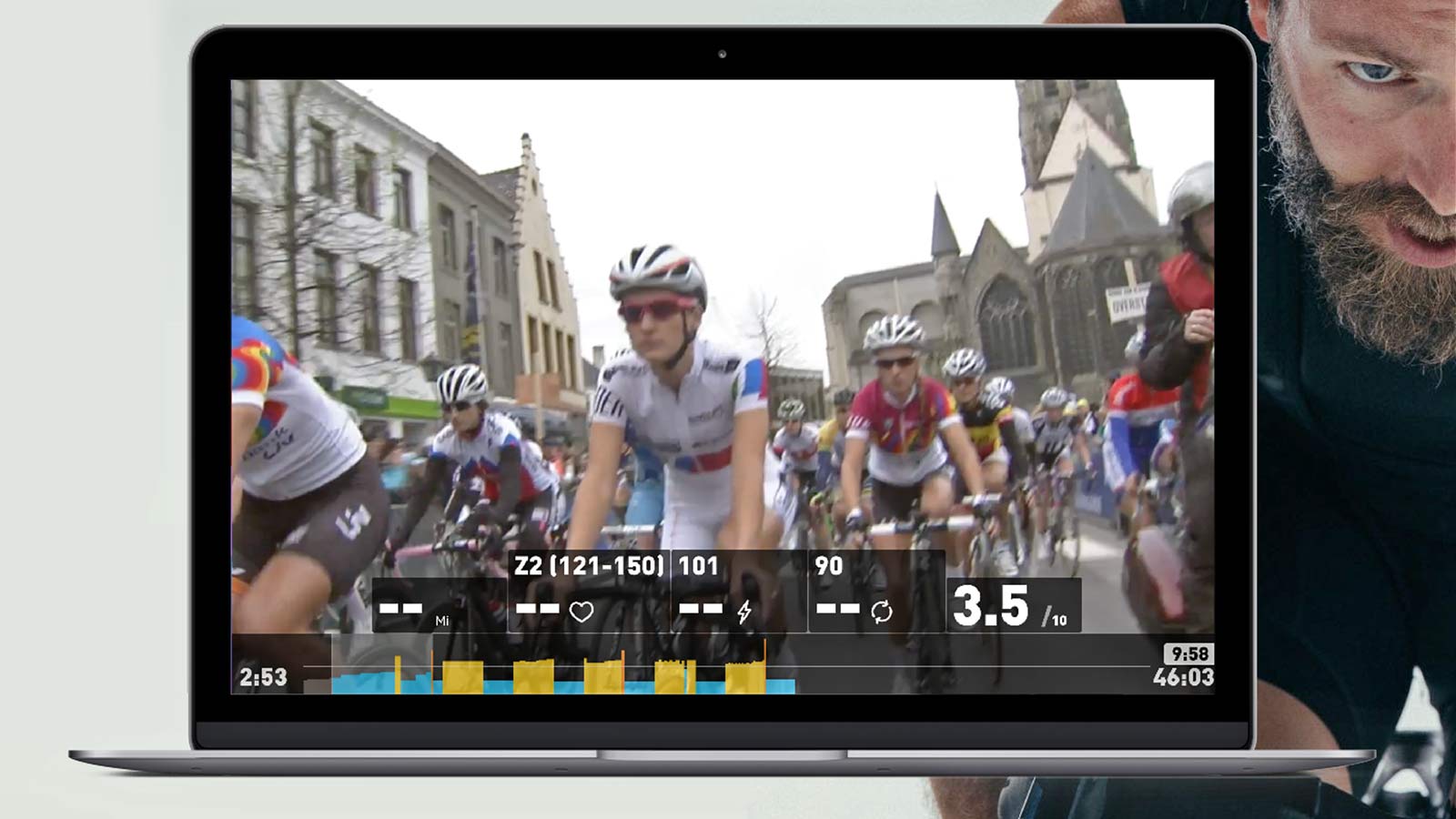 Wahoo Systm cycling structured training app, based on The Sufferfest videos