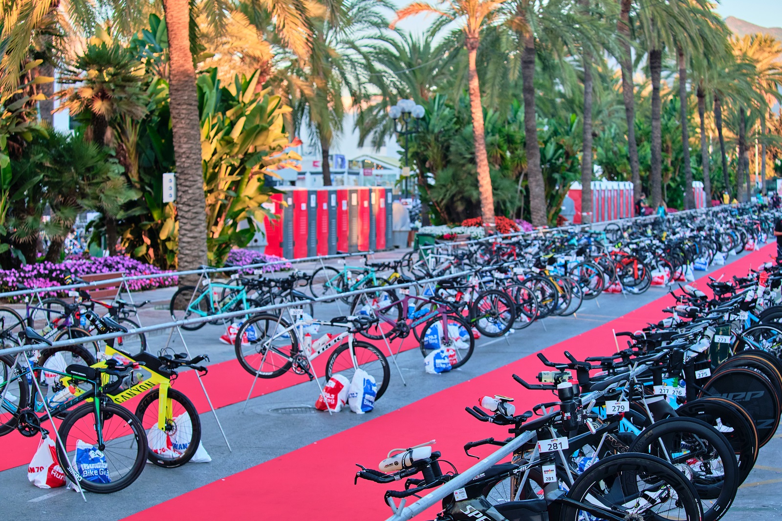 Ironman cycling area