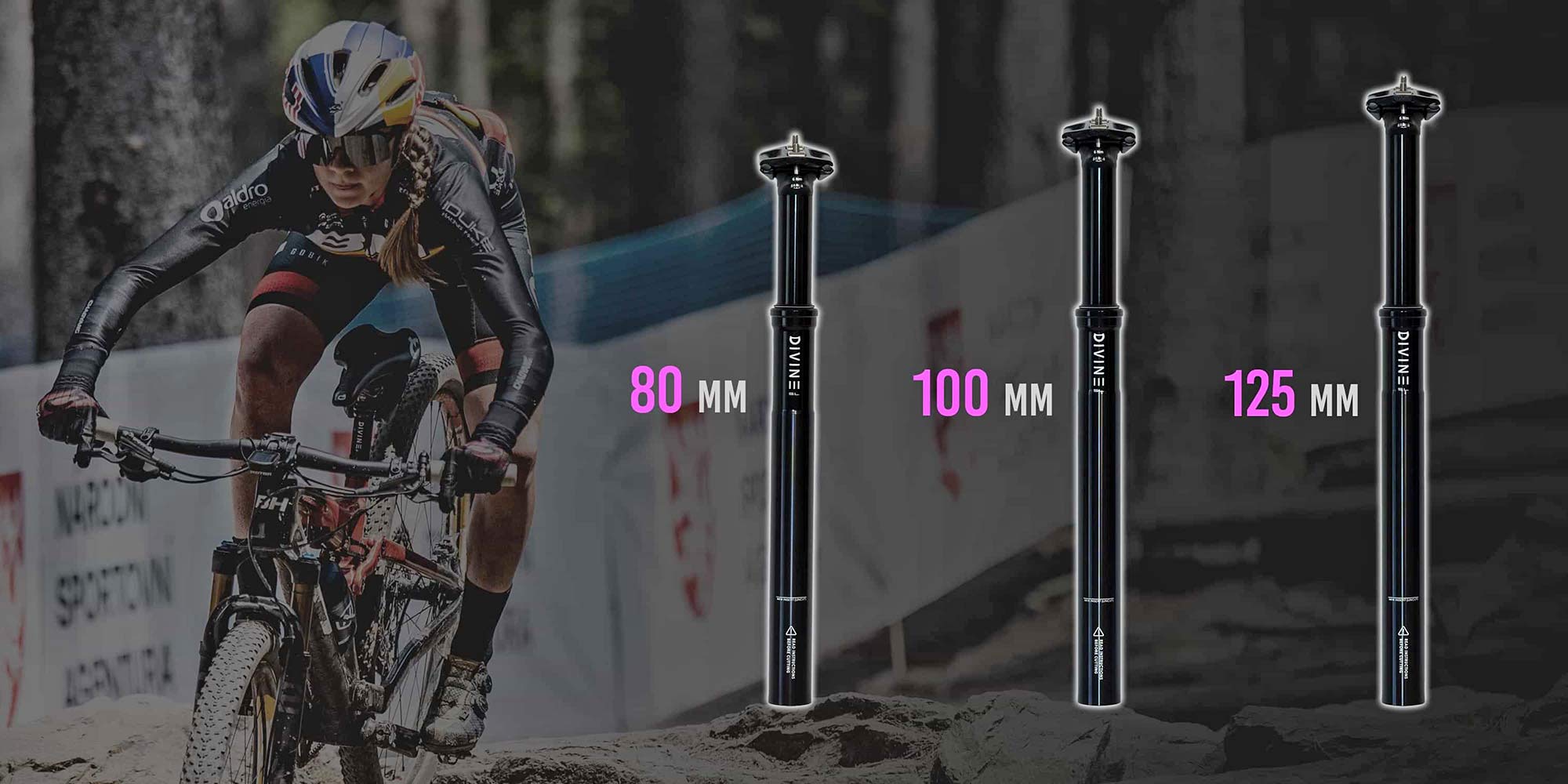 Divine SL dropper in 100mm & 125mm travel options