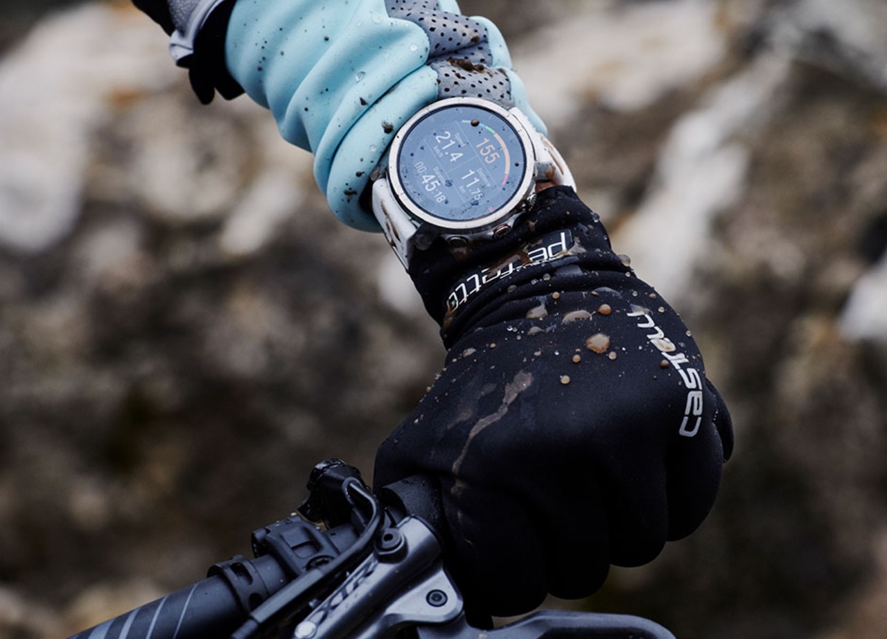 Polar Grit X Pro on the mtb