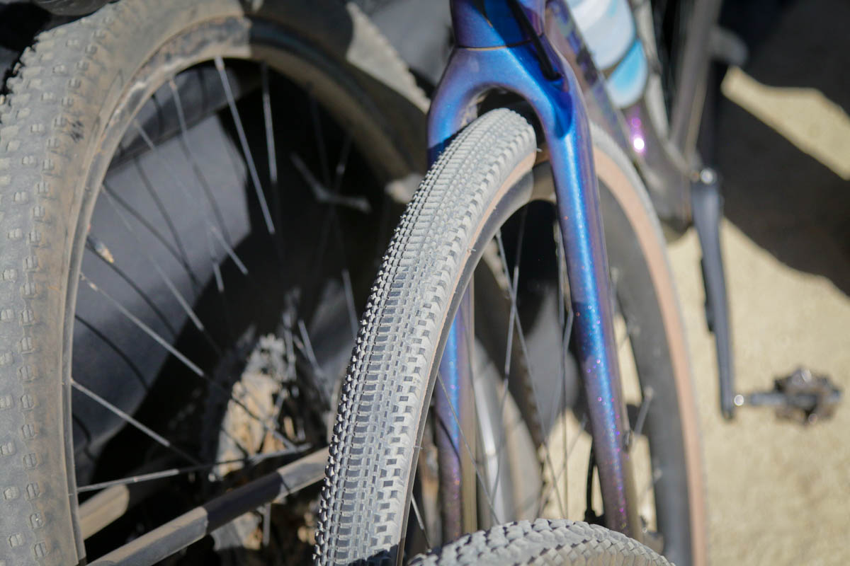 WTB Gravel Tire prototype spyshot