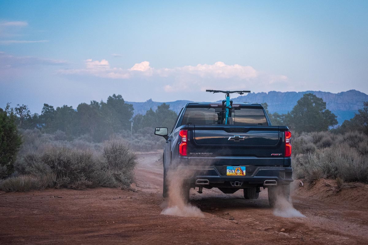 Chevy Silverado truck in Hurricane Utah MTB