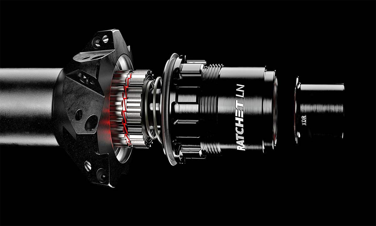 DT Swiss Ratchet LN Upgrade Kit Road, XDR exploded