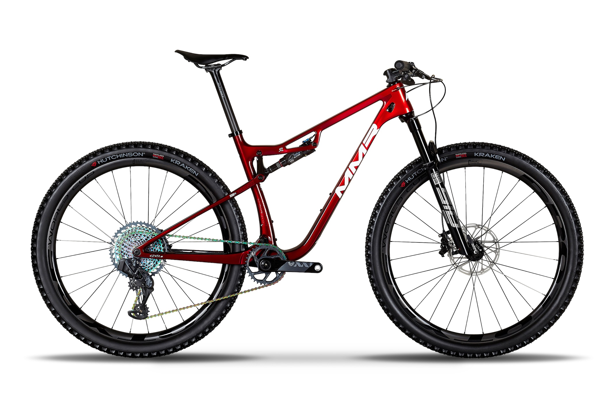 Kenta SL build in red. Side view.