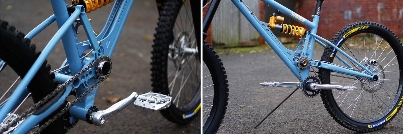 starling sturn jack shaft drivetrain single speed bmx crankset