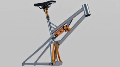 This crossing-link 4-bar URT mountain bike suspension concept is a Paradox?