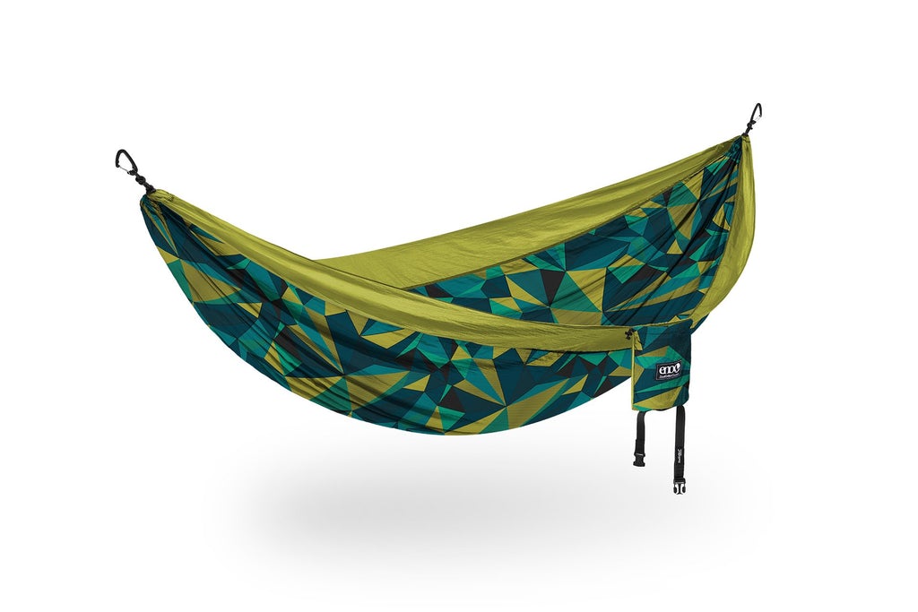 ENO Print hammock in Boulder, Melon pattern.