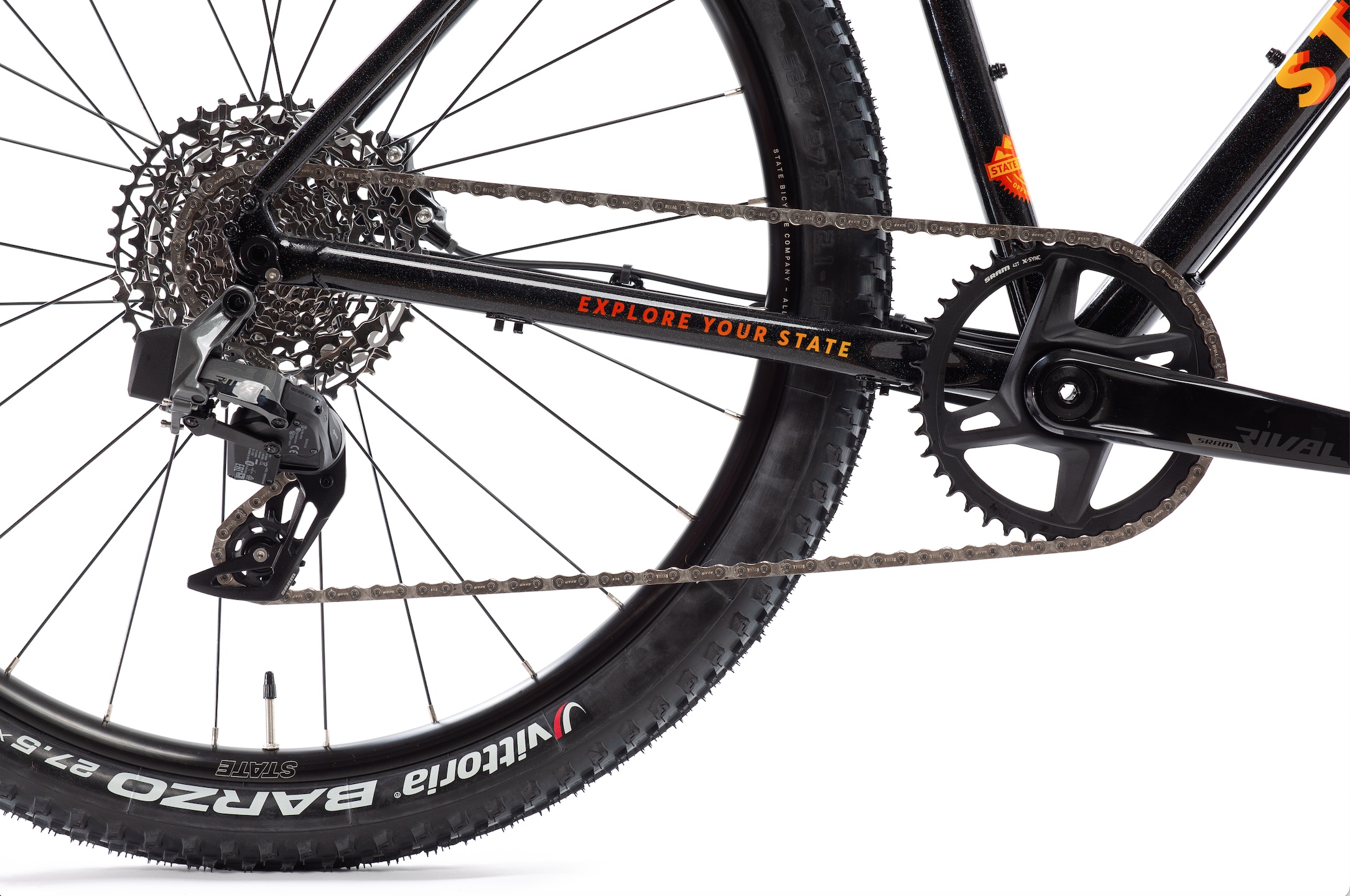 State's 6061 All-Road bike - drivetrain view