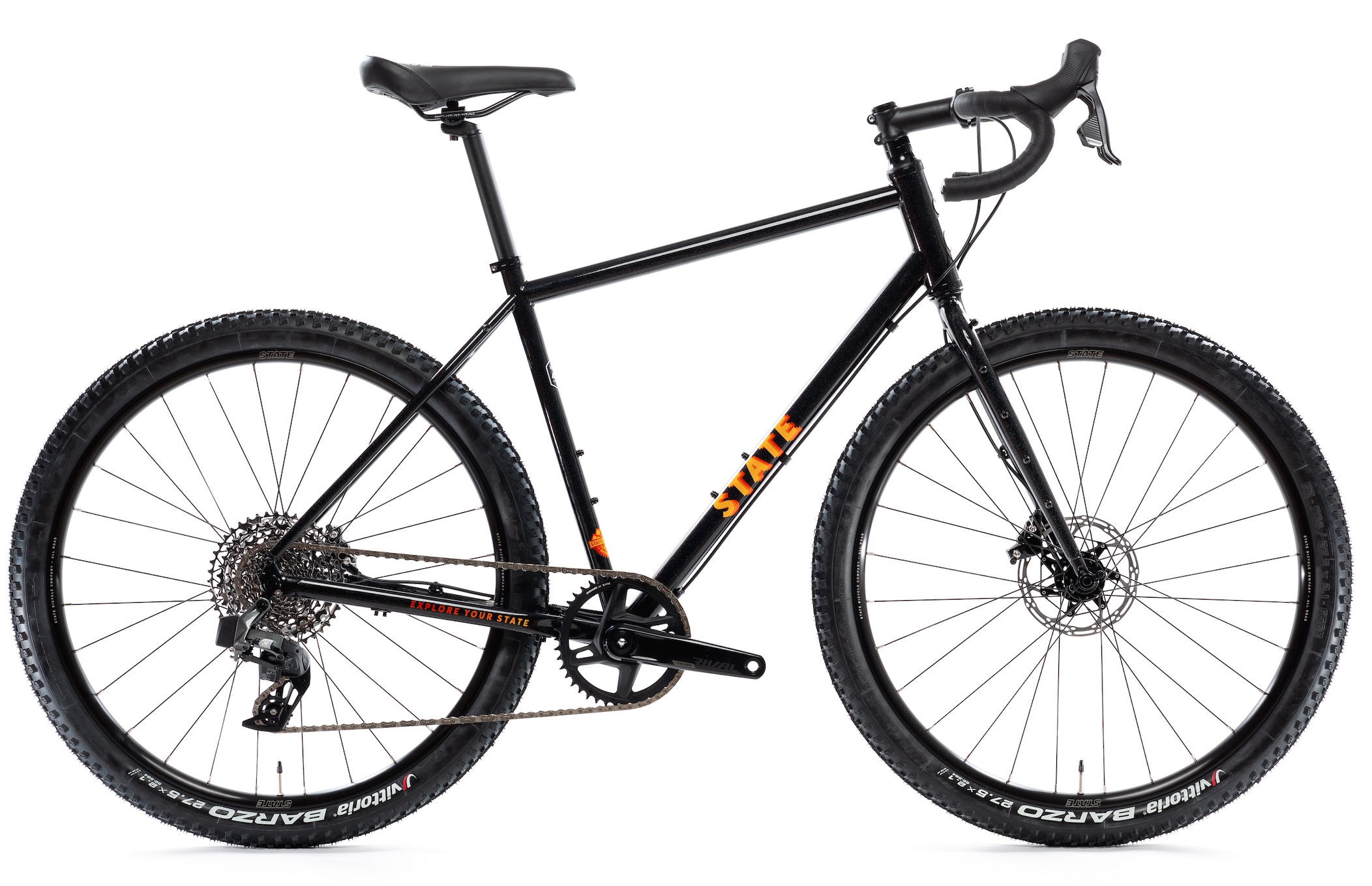 State's 6061 All-Road bike. Side view.