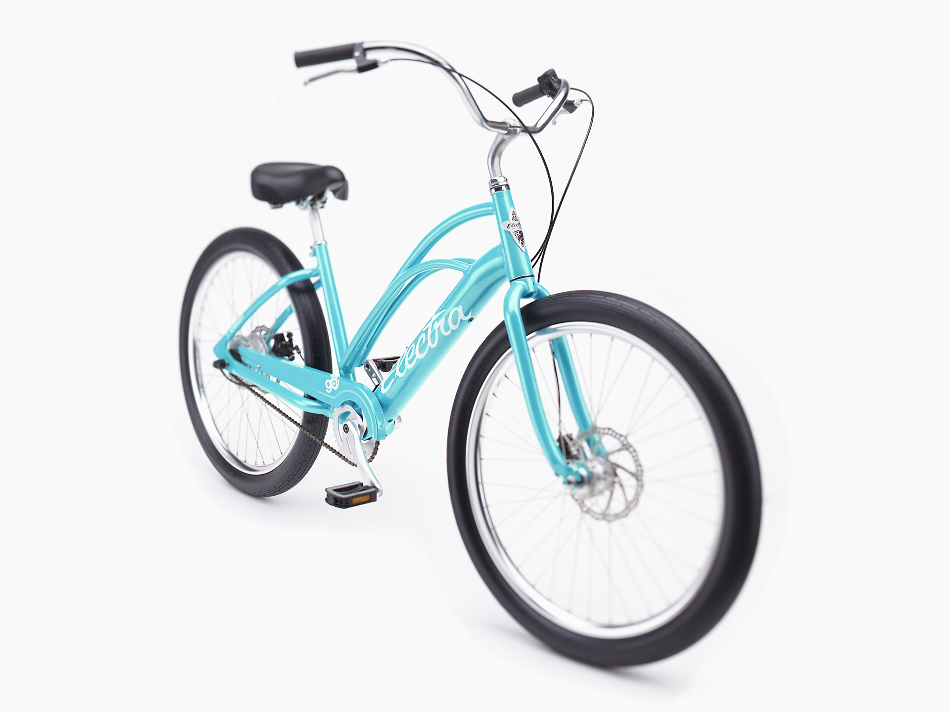 Electra Cruiser Go! Front side view.
