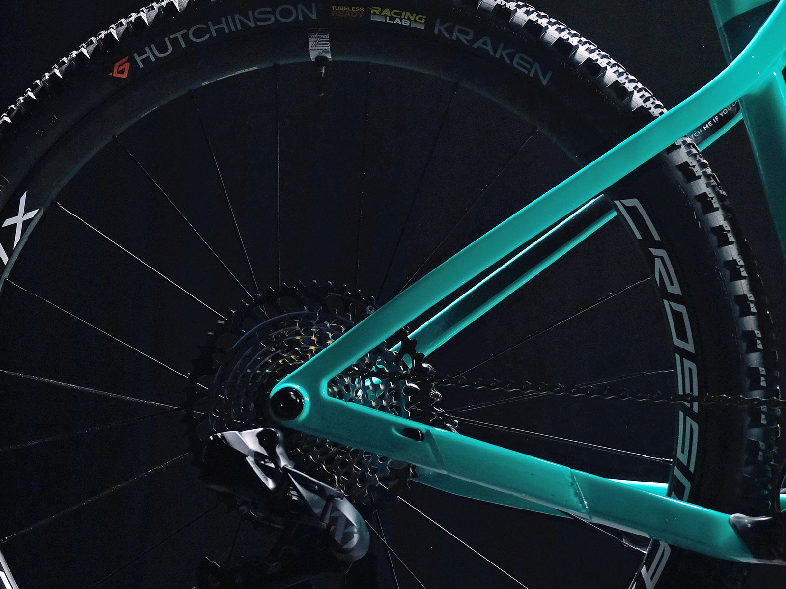 Decathlon Rockrider XC World Cup carbon MTB prototype hardtail rear
