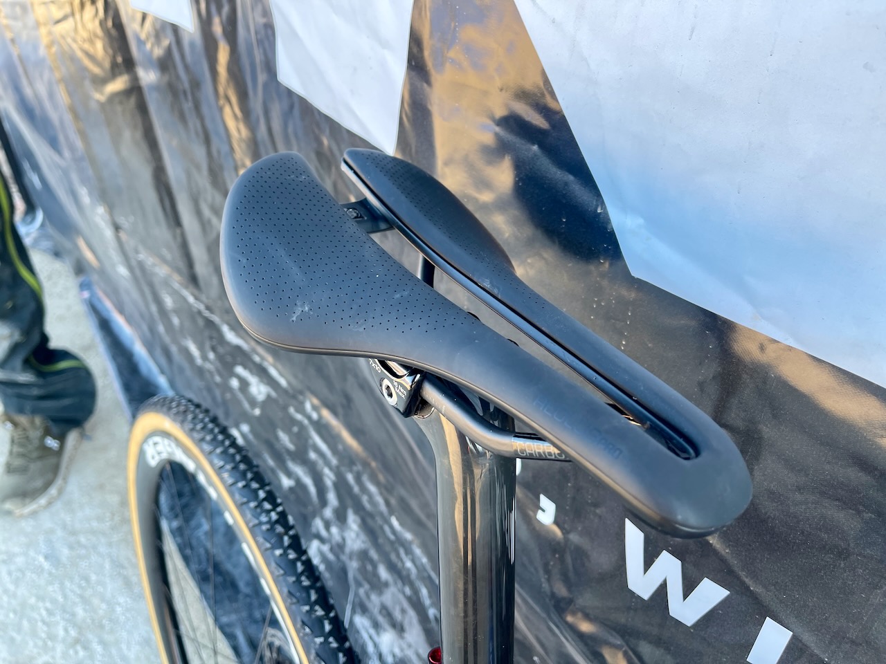 Lucinda Brands' Trek Boone Bontrager Saddle