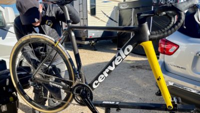 2022 CX World Champion Marianne Vos’ Cervelo R5-CX cyclocross race bike up close!