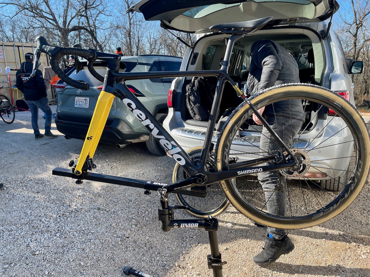 Marianne Vos CX bike non drive side