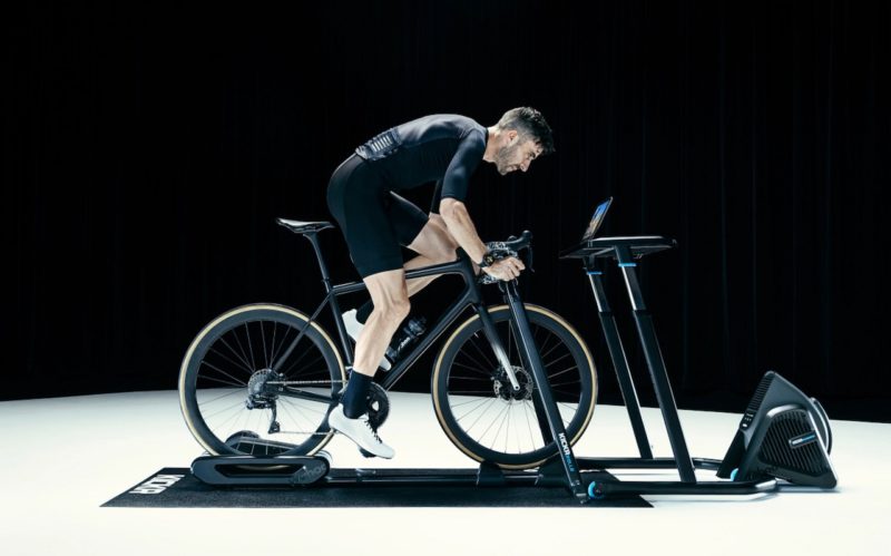Wahoo KICKR ROLLR out of the saddle