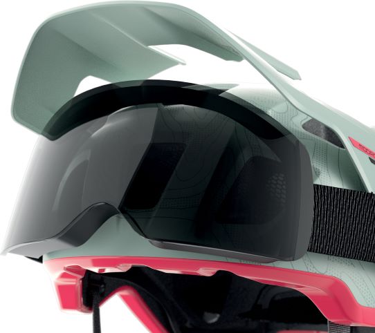 abus modrop helmet with goggles