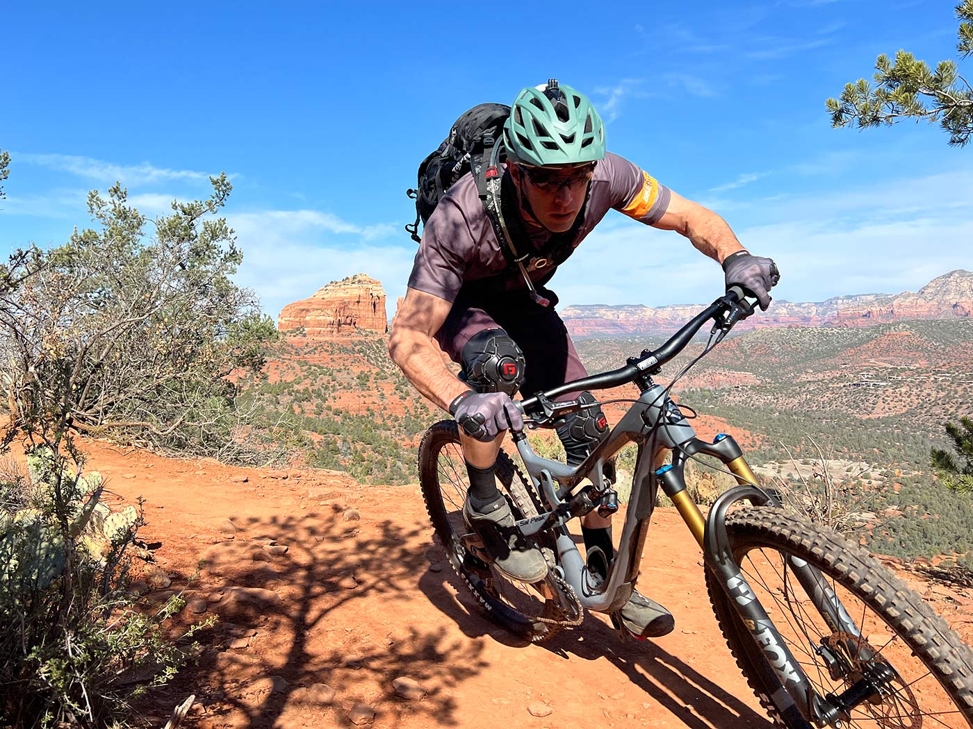 2022 fezzari la sal peak 2 enduro mountain bike review riding action