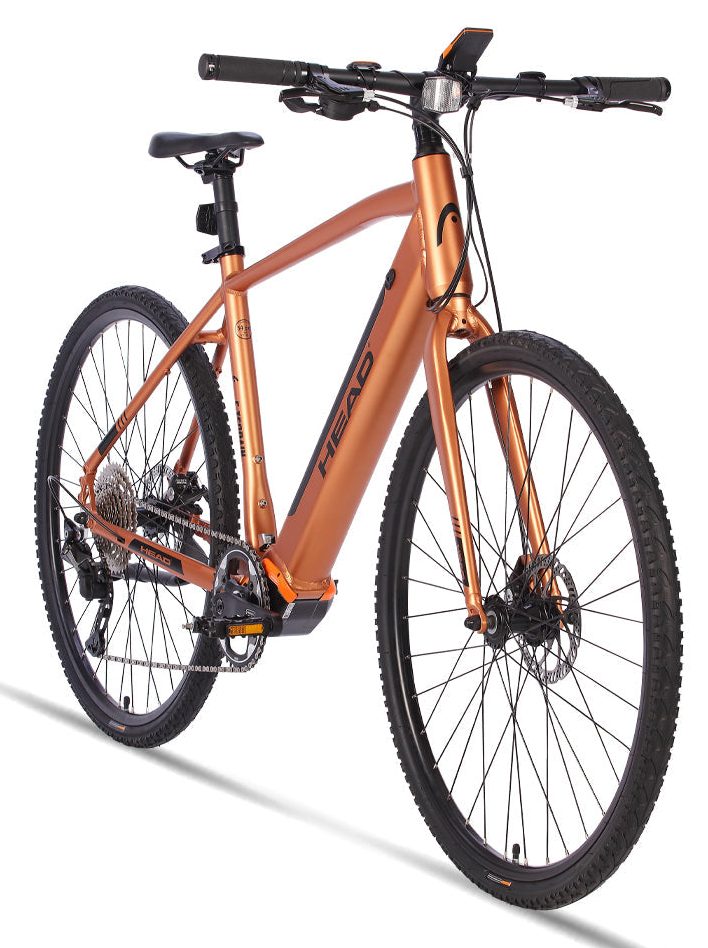 HEAD E-Terrain bike. Front angled view.
