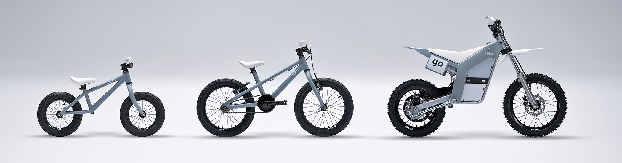 CAKE Kids bikes, Ready Steady Go, two-wheeled evolution for all ages