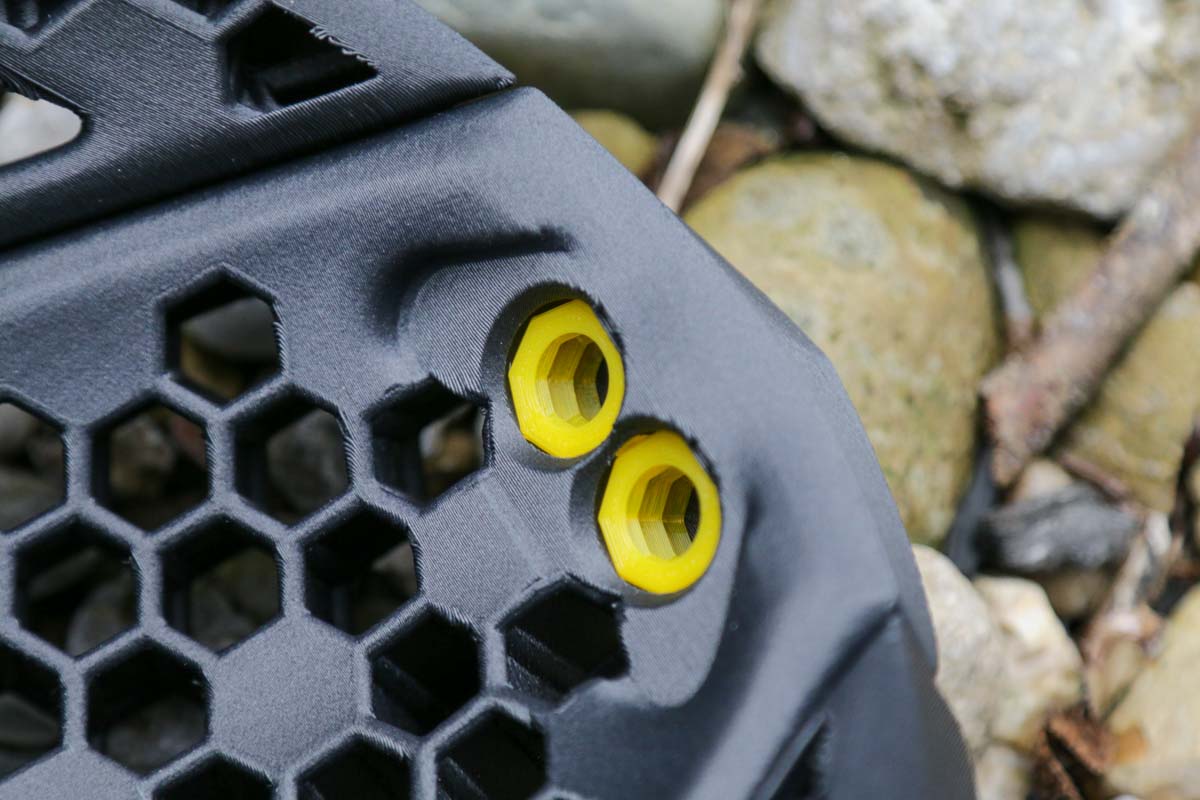 KAV Portola 3D printed cycling helmet pad springs