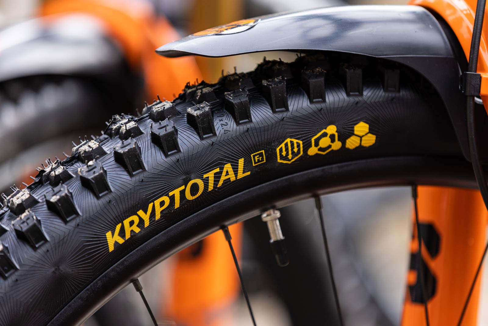 continental kryptotal front tire dh casing super soft compound mtb tire