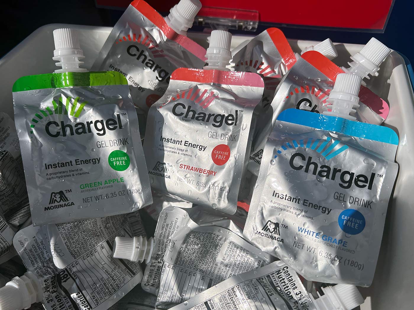 chargel carbohydrate energy gel for athletes