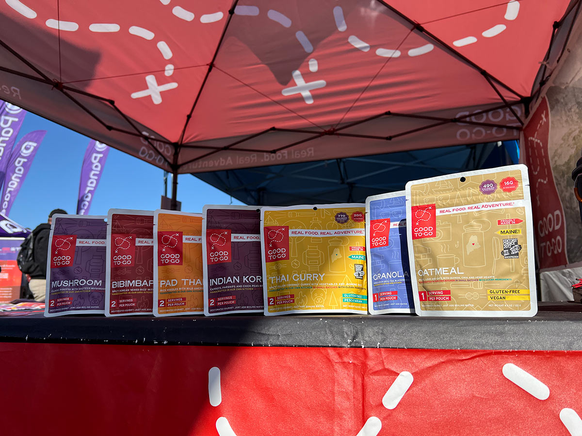 good to-go camp food and meal packs