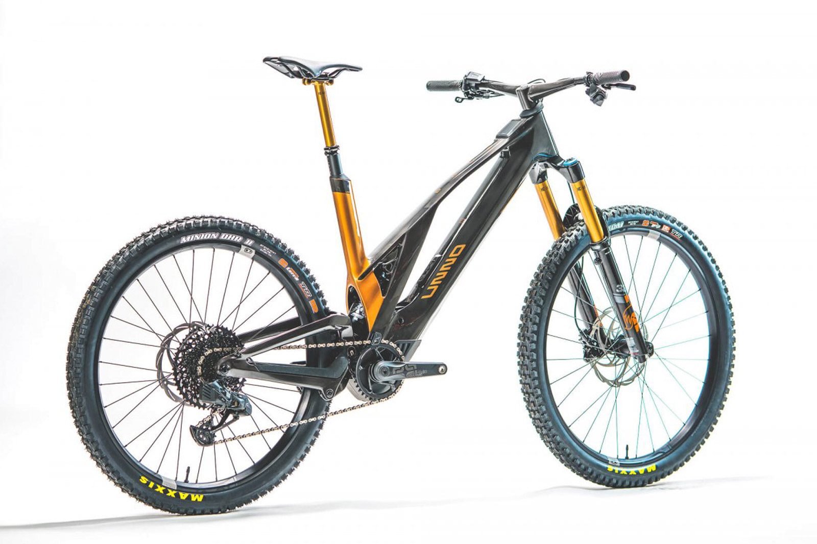 unno boos rear view vpp suspension linkage 160mm travel emtb bosch powered