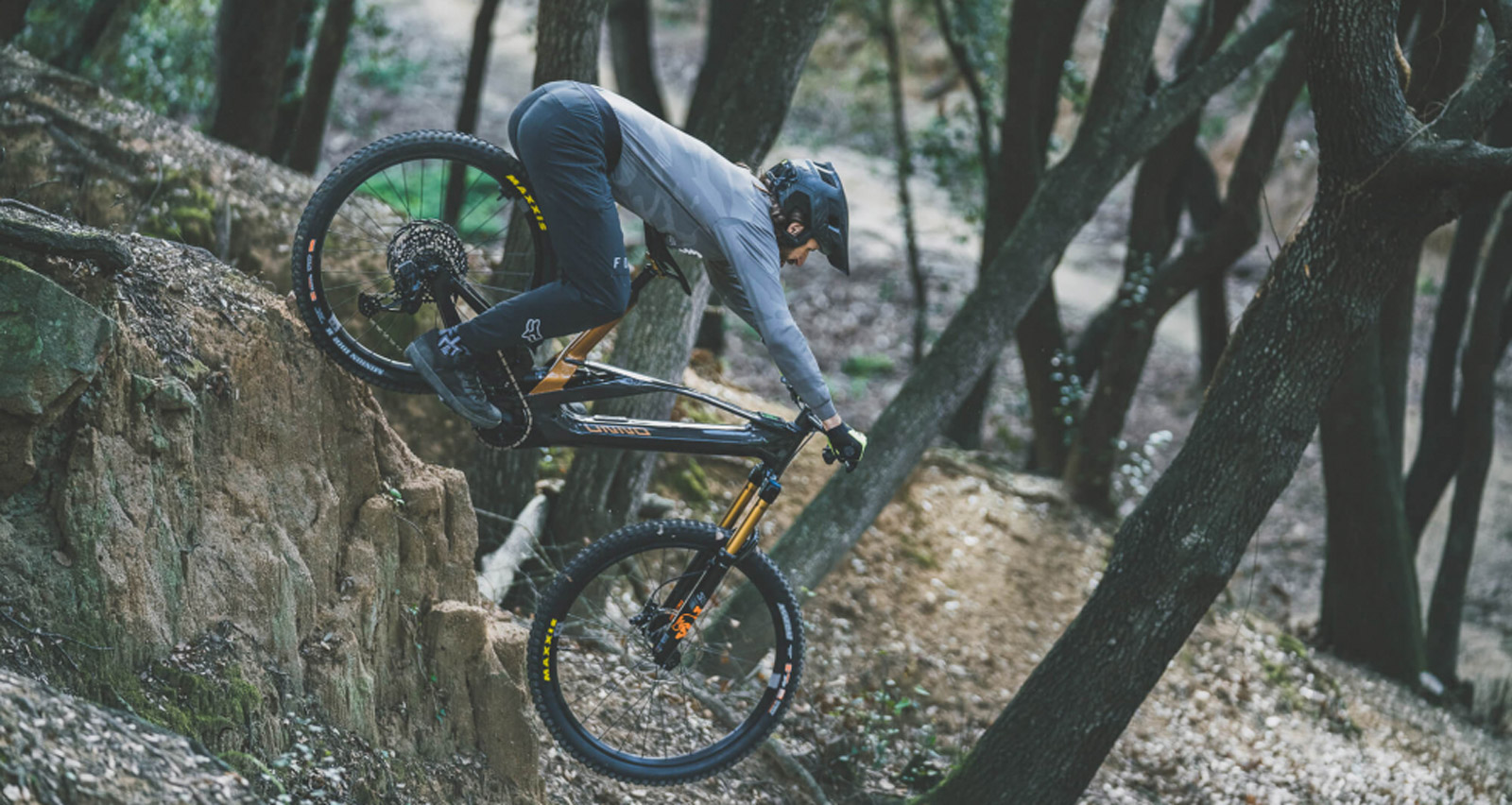 unno boos emtb rolling steep rock drop
