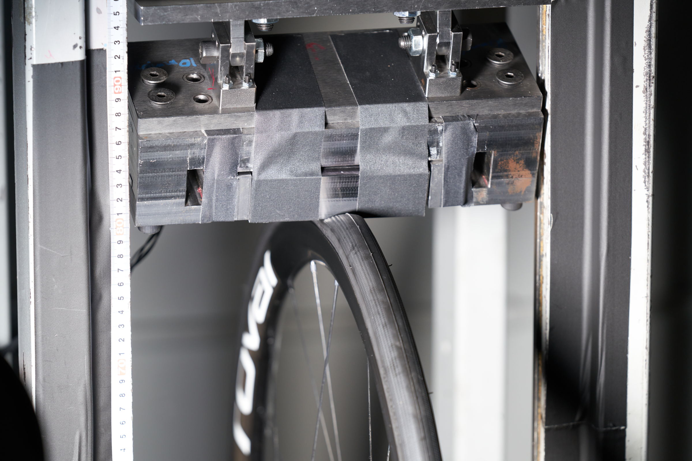 tubeless wheel and tire impact striker