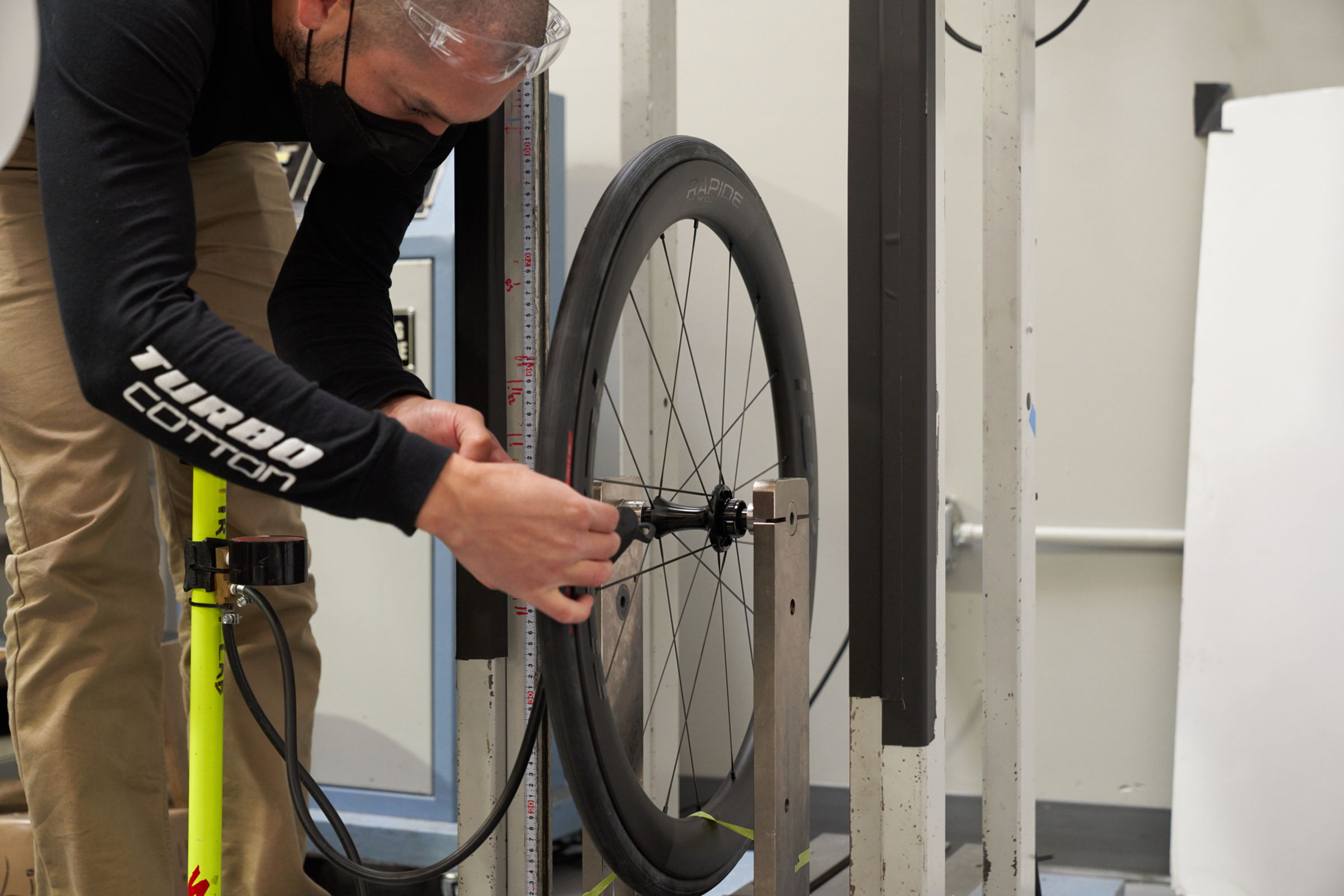 Specialize wheel testing