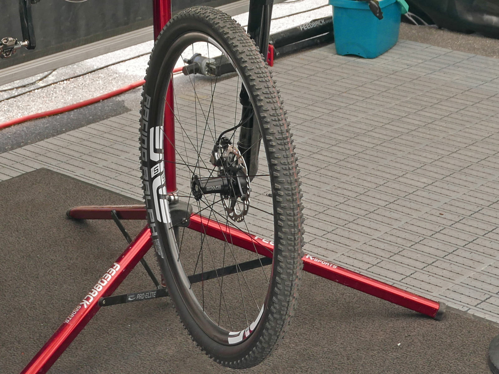 ENVE prototype mountain bike hub, Cannondale Lefty alloy MTB hub