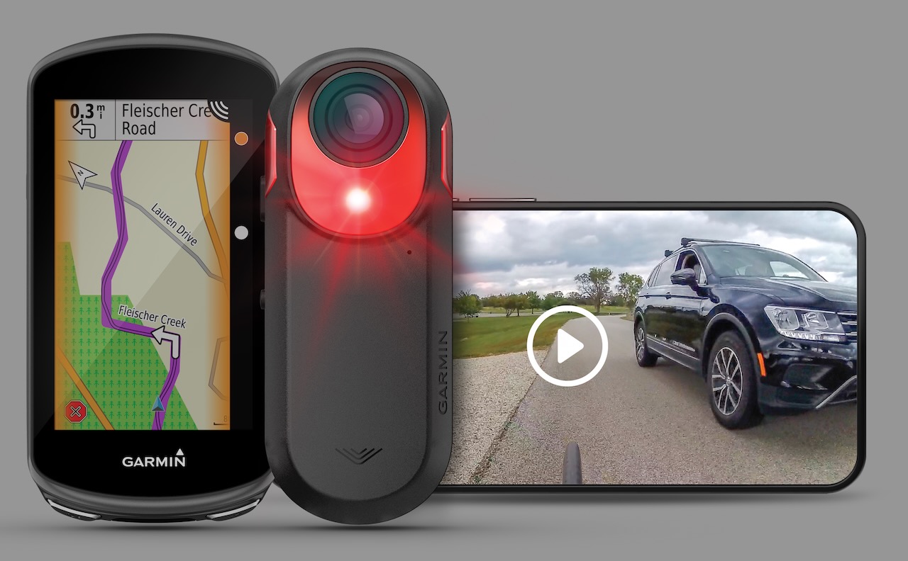 Garmin Varia with Camera all units together