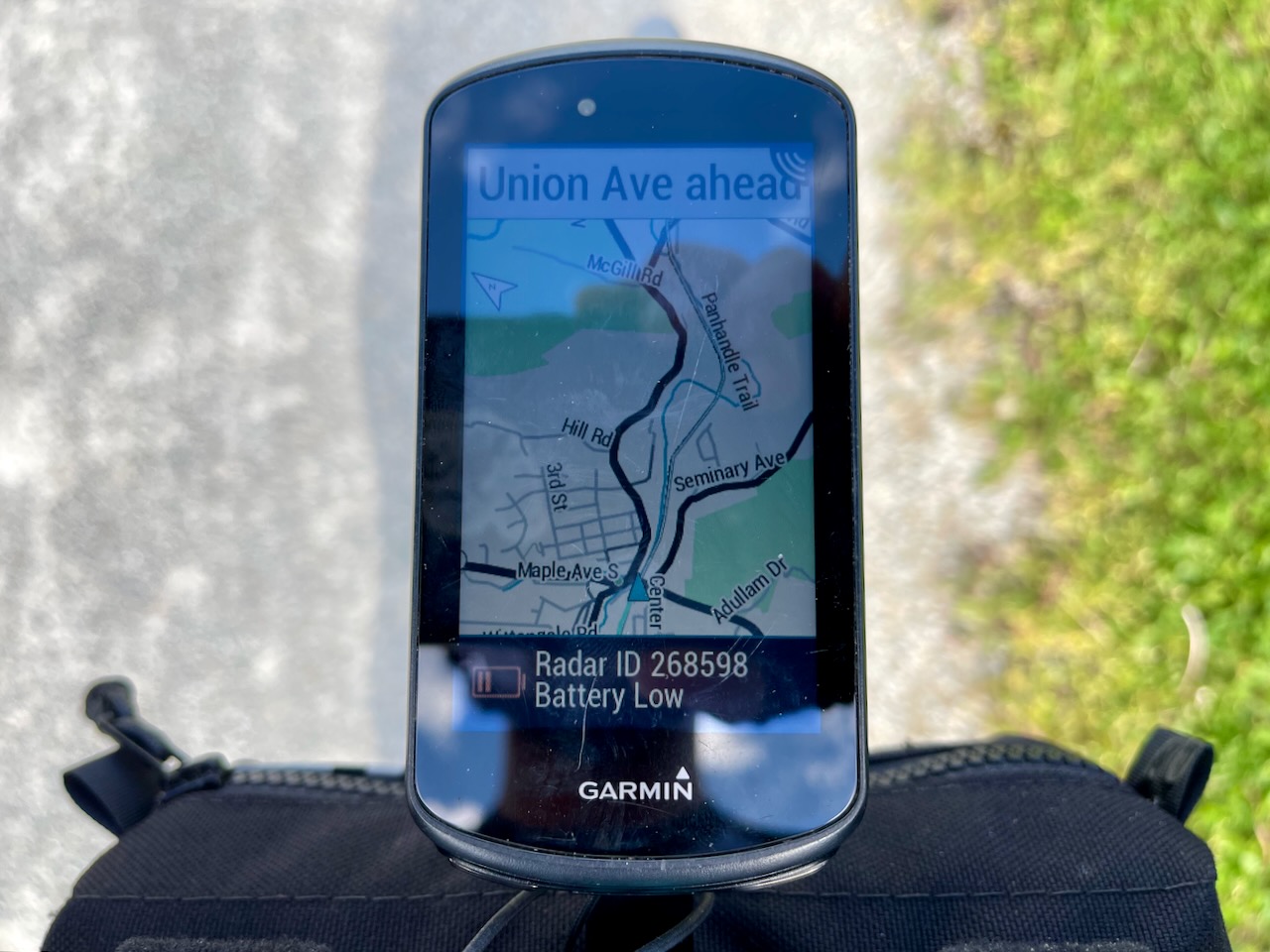 Garmin Varia with Camera batter low