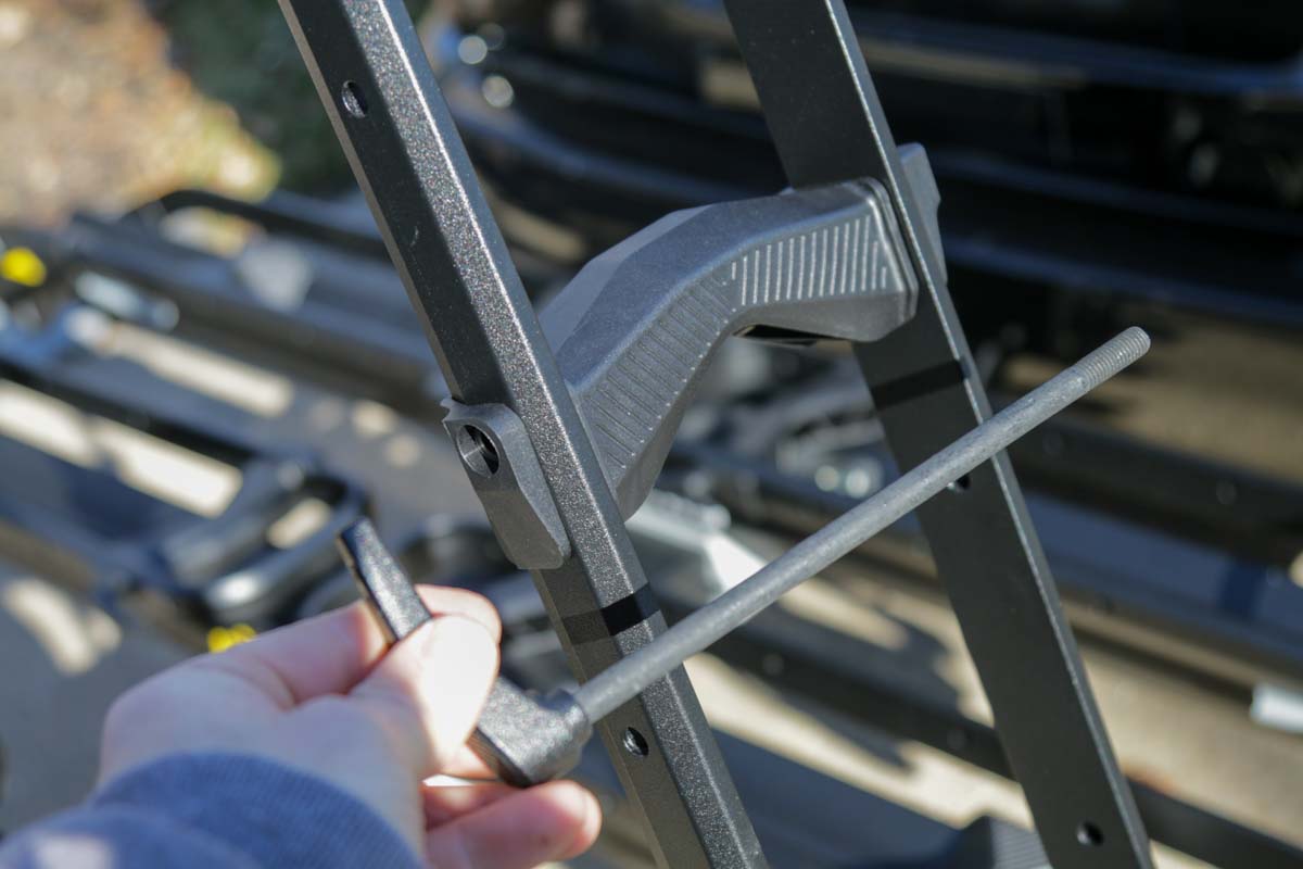tool-less wheel size adjustment