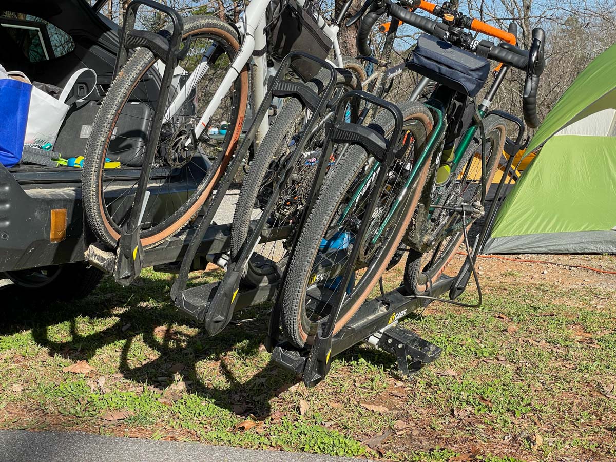 Saris MHS Bike rack tilt