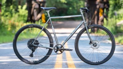 All-City rockets to planet flat bar with Space Horse MicroSHIFT Advent X build options