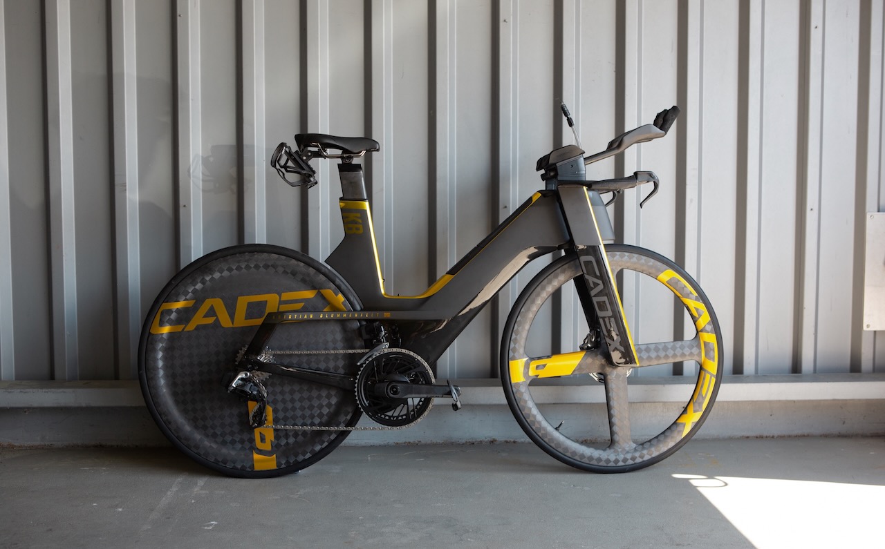 CADEX Tri Frameset and Aero Wheels wolrd champ bike