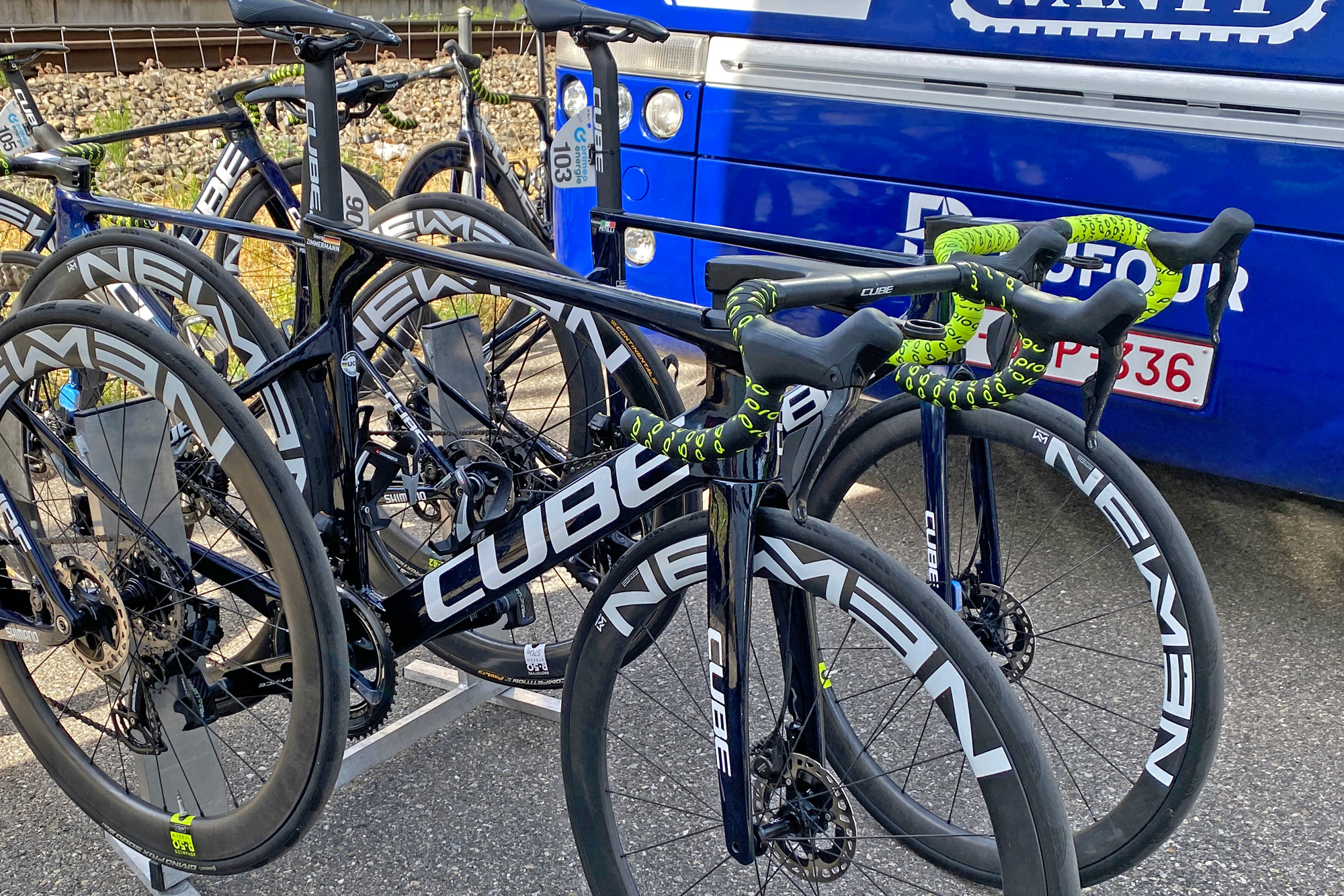 CUBE Litening TE prototype lightweight aero road bike, details