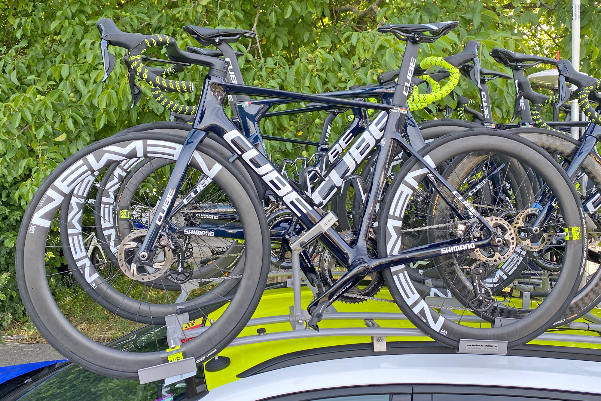 CUBE Litening TE prototype lightweight aero road bike, non-driveside