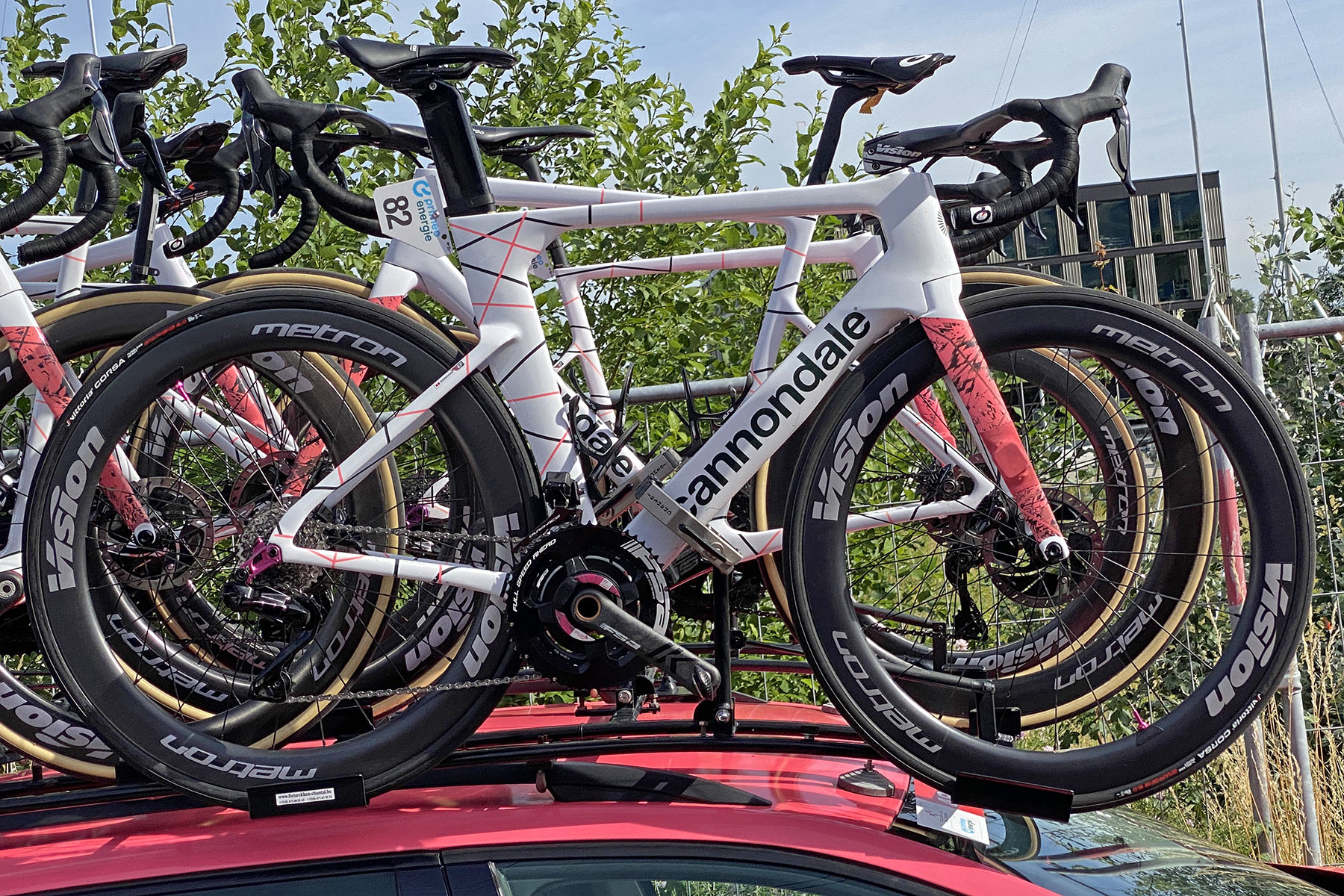 Cannondale System & Super Sixes Tour de Suisse Pro Road Bike Check EF Education-Easypost