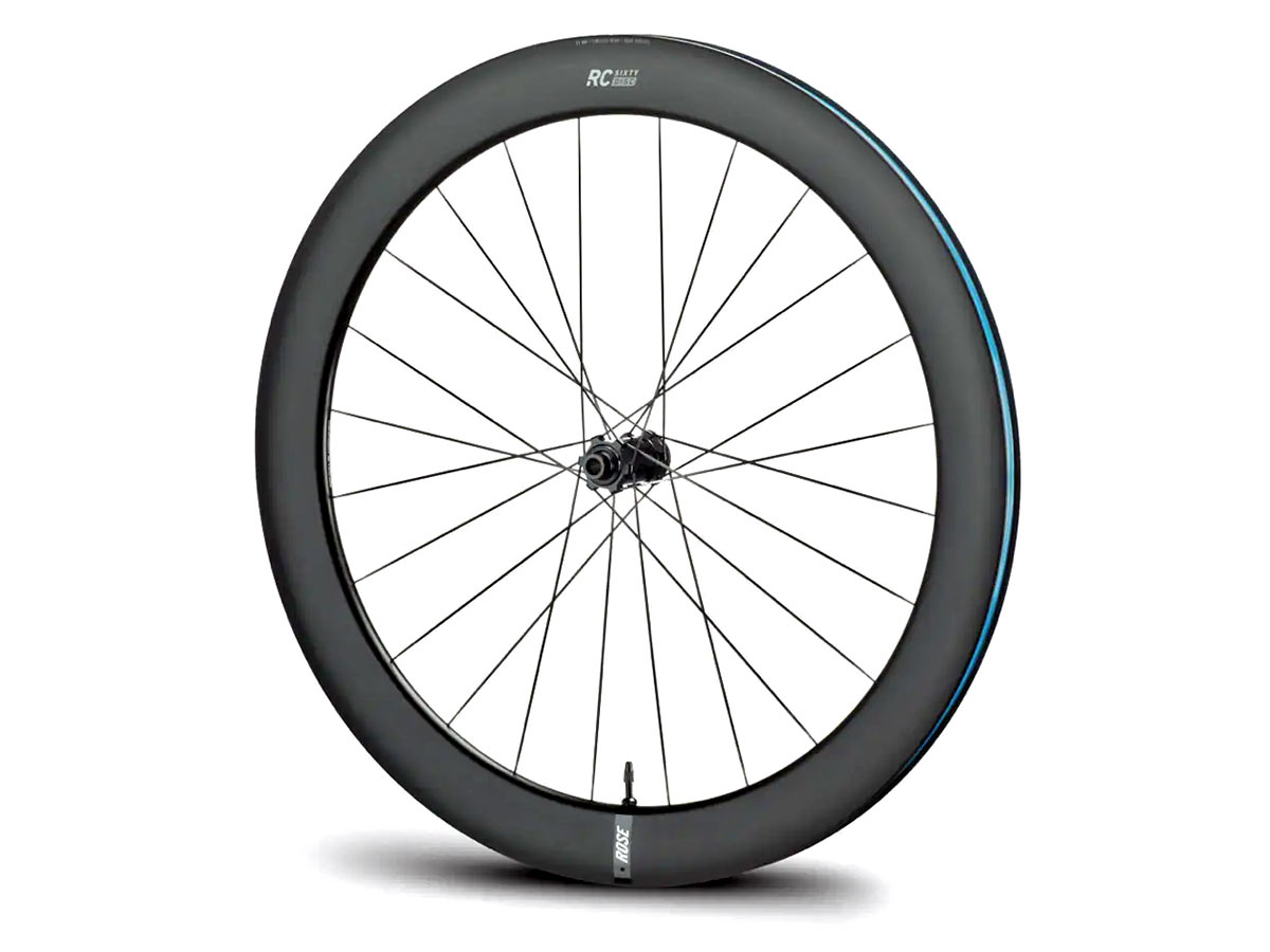 Rose Xlite affordable lightweight aero road bike, RC Sixty wheels