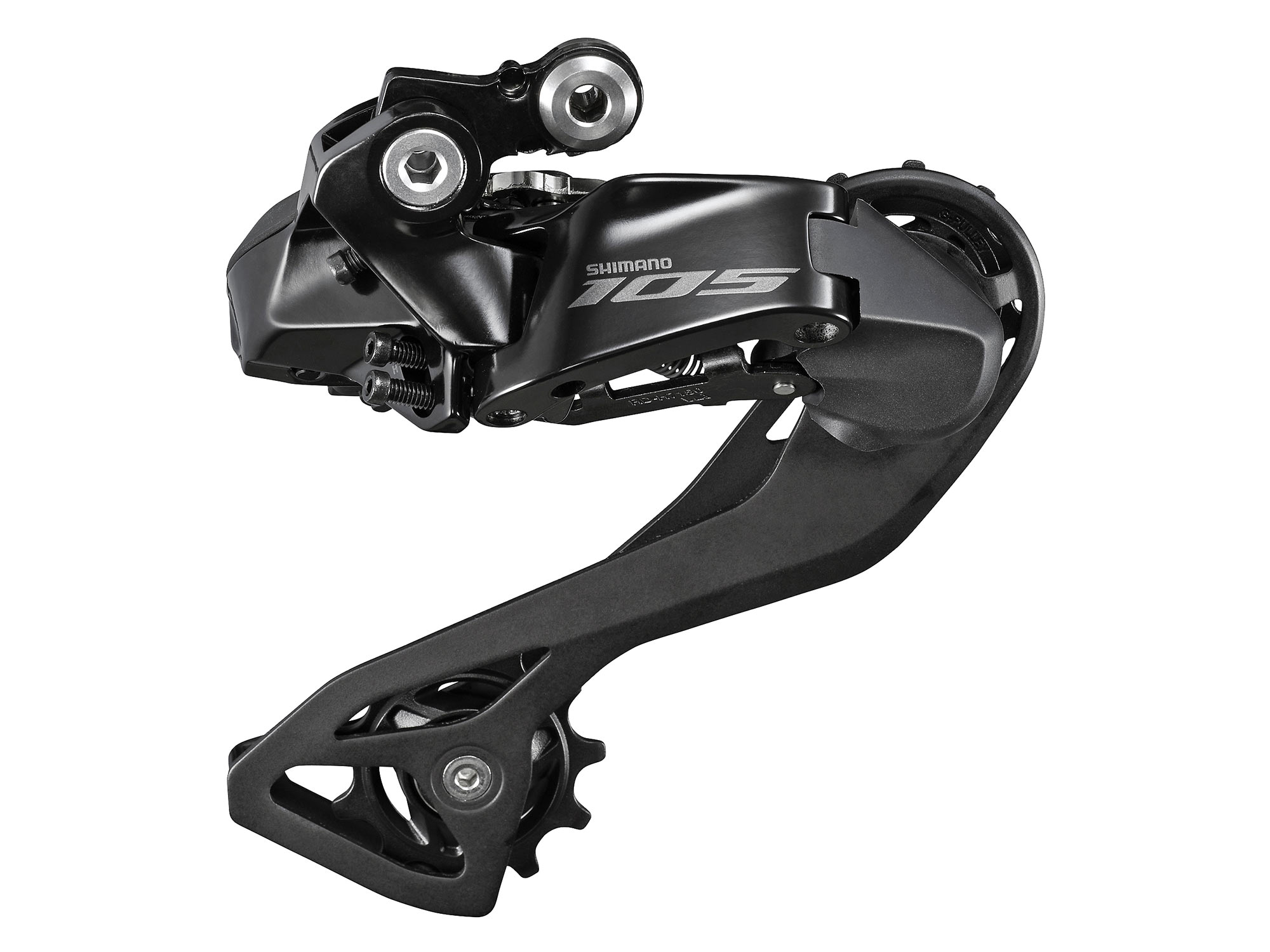 Shimano 105 Di2 R7100 affordable electronic shift road bike groupset, RD-R7150 rear derailleur