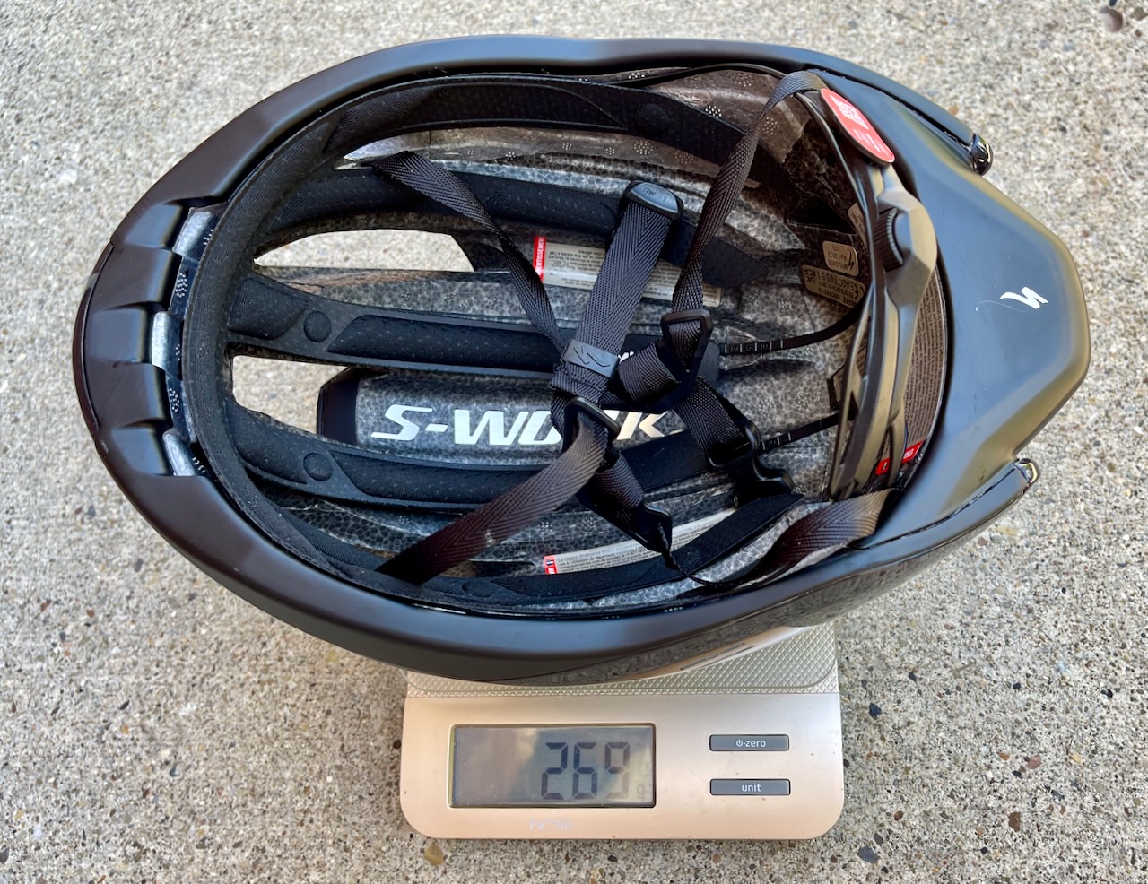 Specialized S-Works Evade 3 weight