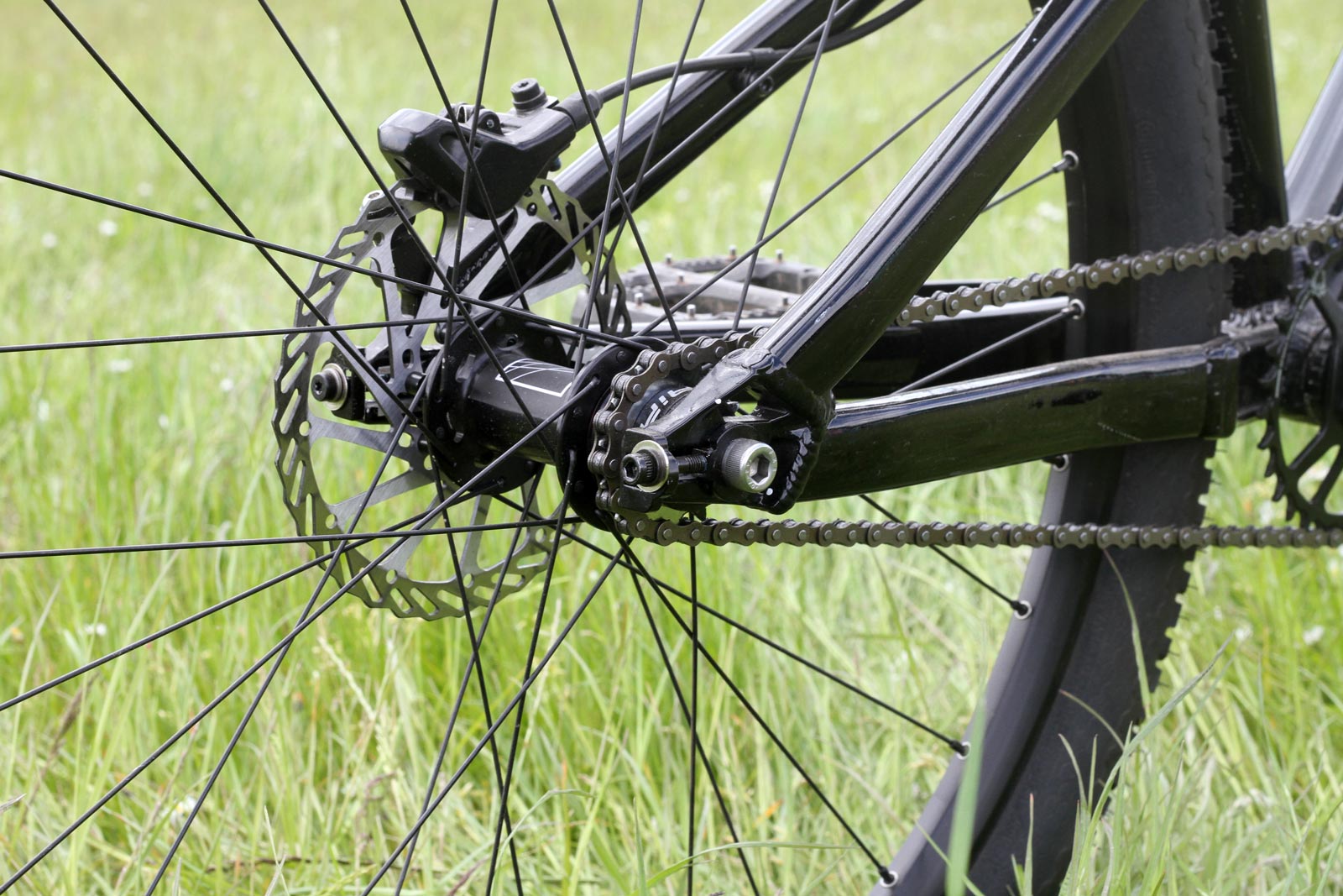 privateer dj bike rear end 135 single speed