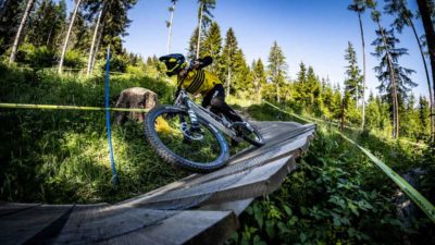 Hayes Dominion T4 brakes offer heavy-duty braking performance at a low weight