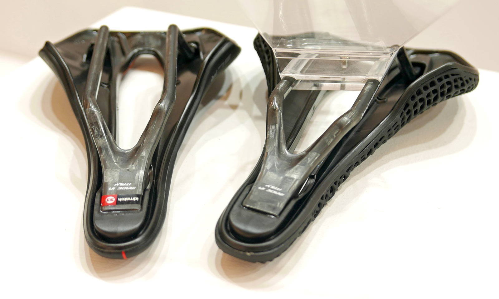 Selle Italia SLR Boost 3D-printed saddle, underside